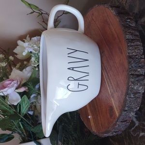 Rae Dunn GRAVY Ceramic LL Gravy Boat